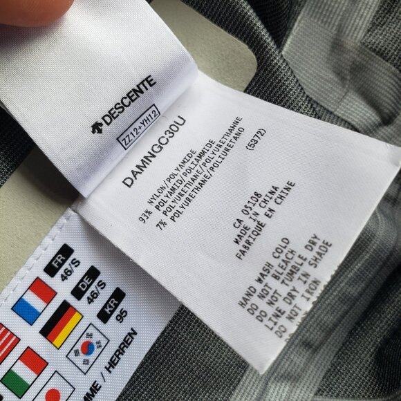 Descente Allterrain Hard Shell Jacket "Creas" Men's Small White - Grey - Picture 11 of 14